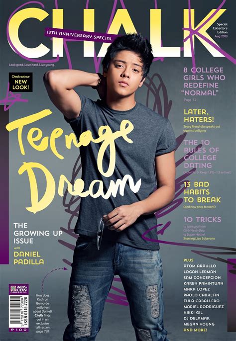 Chalk Magazines 13th Anniversary With Daniel Padillas Cover