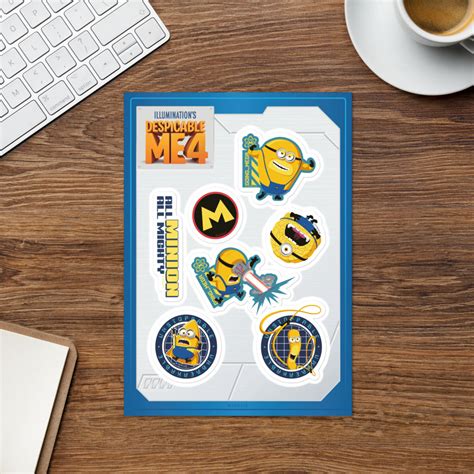 Despicable Me 4 Sticker Sheet