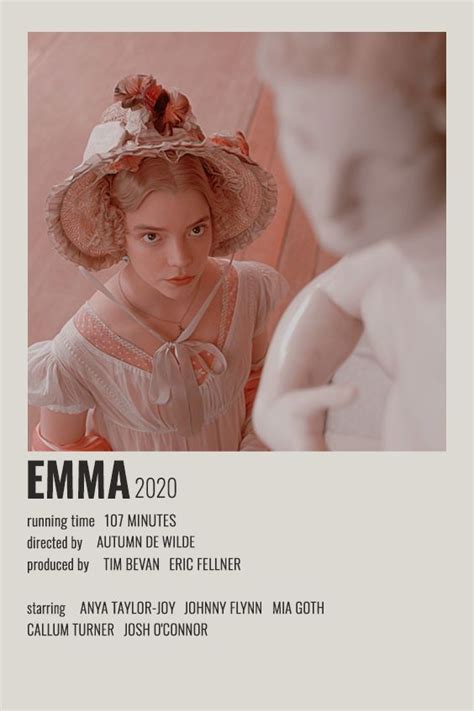 EMMA 2020 POLAROID POSTER Movie Posters Emma Movie Movie Posters