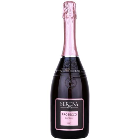 Serena 1881 Prosecco DOC Rose Brut 0 75L Prosecco FineStore