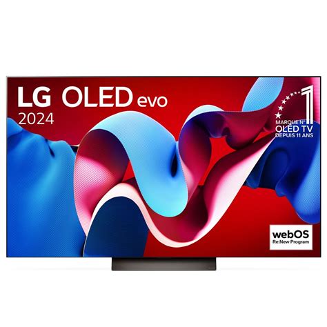 TV OLED Evo LG OLED77C4 195 Cm 4K UHD Smart TV 2024 Noir Et Brun OLED