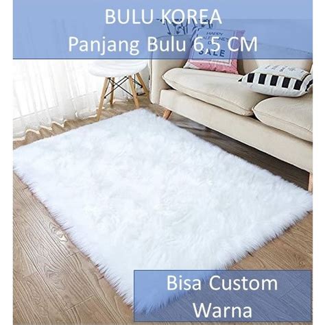 Jual Karpet Bulu Korea Cm X Cm Dengan Panjang Bulu Cm