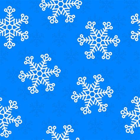 Padrão sem emenda de natal flocos de neve ilustração vetorial