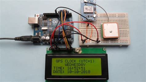 Arduino GPS Clock With Local Time Using NEO 6M Module