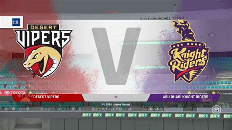 Match Abu Dhabi Knight Rider Vs Desert Vipers Highlights