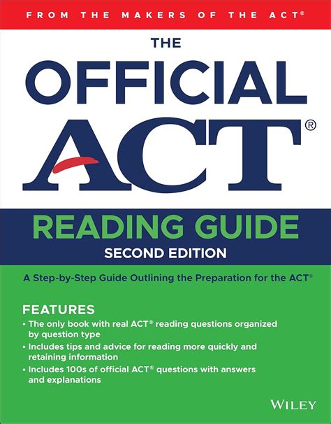 Amazon The Official Act Reading Guide Act Words Language