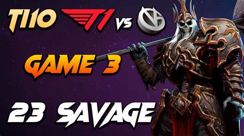 Savage Wraith King T Vs Vici Gaming Game Dota The