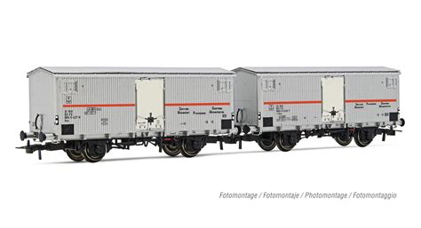 Rivarossi HR6604 2er Set Kühlwagen Ifms FS Ep IV