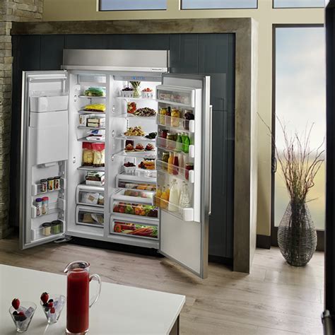 Kitchenaid 48 In Built In Side By Side Refrigerator With Icemaker 29