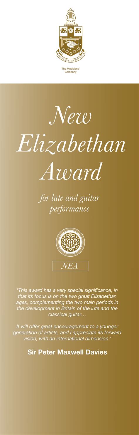 Inaugural New Elizabethan Award Branding and Logo :: Behance