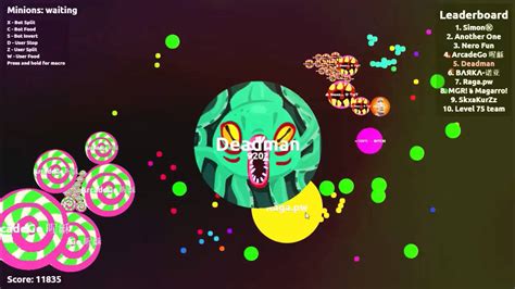 Agar Io Gameplay Montage Pop Split Vanish Split And Split