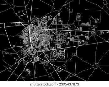 Vector City Map Bathinda Republic India Stock Vector (Royalty Free ...