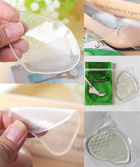 Visit To Buy 2Pair 4Pcs Lot Unisex Silicone Insoles Transparent