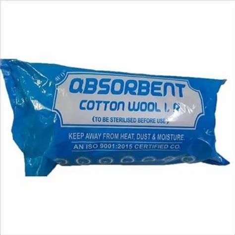 White Plain Surgical Absorbent Cotton Wool Ip Packaging Size G