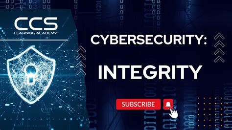 Cybersecurity Integrity Cia Triad Youtube