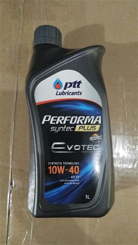 Oli Mesin Mobil PTT Performa Evotec Syntec Plus 10W 40 SP 1 Liter