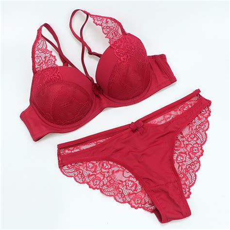 Summer Savings Jaskfly Womens Lingerie Set Sexy Lace Bra And Panties Summer Thin Lingerie Set