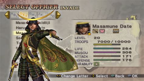 Samurai Warriors 2 Empires All Characters PS2 YouTube