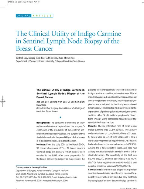 Sentinel Lymph Node Biopsy Neck Messengerhost