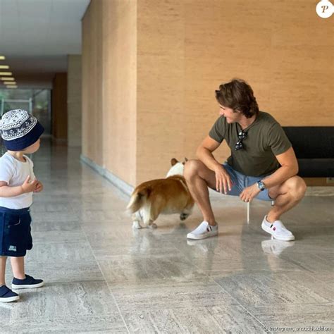 Julien Dereims Le Mari D Anouchka Delon Avec Leur Fils Lino Sur