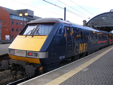 Class 91 91119 Gner Newcastle Central National Express To Flickr