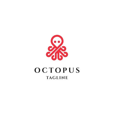 Premium Vector Octopus Logo Design Icon Vector Template