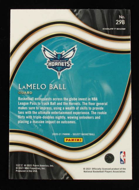 Lamelo Ball Select Blue Retail Pristine Auction