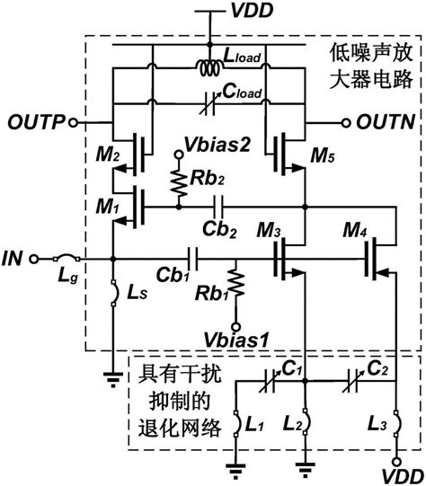 一种具有干扰抑制的低噪声放大器电路的制作方法