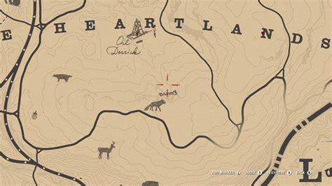 Red Dead Redemption 2 Dinosaur Bones Map Vgmsa