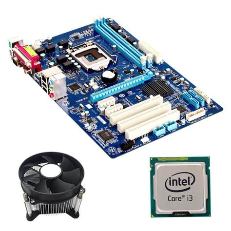 Kit Placa De Baza Refurbished GIGABYTE GA P61A D3 Intel I3 3220 Cooler