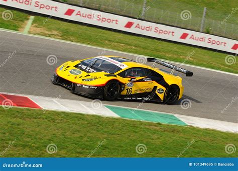 Circuit De Mugello Italie Octobre Lamborghini Huracan De