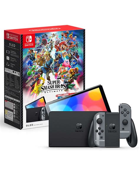 Consola Nintendo Switch Modelo Oled Bundle Super Smash Bros Ultimate