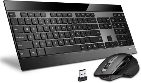 Clavier Et Souris Sans Fil Vssoplor Ghz Rechargeable Compact