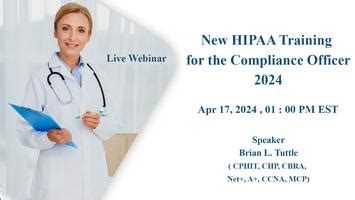 New Hipaa Training For The Compliance Officer Tickets Wed Apr