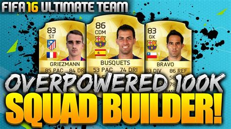 Fifa Overpowered K Liga Bbva Squad Builder Ft Busquets