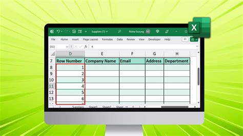 How To Number Rows In Excel