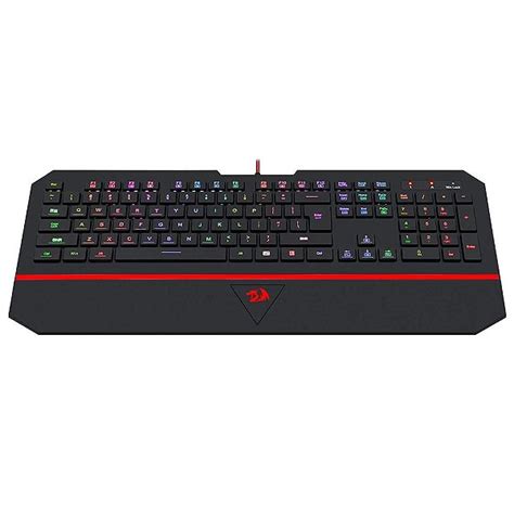 Teclado Membrana Gamer Redragon Karura 2 RGB Preto 2Plays Melhores