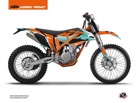 kit déco motocross ktm gravity vert série Kutvek