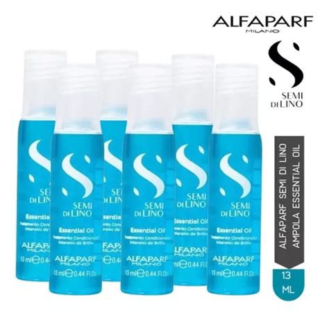 Alfaparf Semi Di Lino Essential Oil 6 Un Ampolas Azul 13ml MercadoLivre