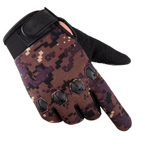 New 2018 Mens Camouflage Printed Gloves Tactical Winter Cashmere Warm