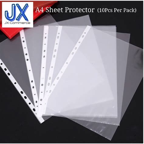 clear sheet protector  sheets  pack shopee malaysia