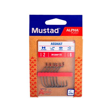 Anzuelo Assault Wide Gap Titanium De Mustad Compra Anzuelos Sin