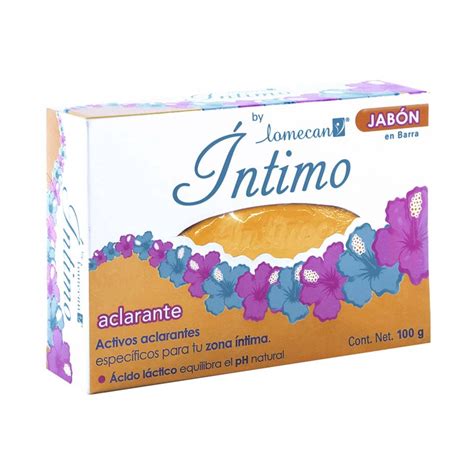 Jabón Íntimo En Barra Lomecan V Aclarante 100g Genomma Lab