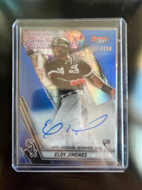 1円スタート 150枚限定 2019 topps Bowman s best シカゴ ホワイトソックス Eloy Jimenez エロイ