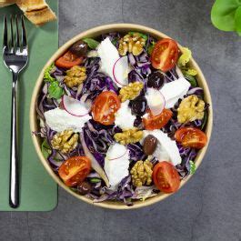 Merryday Insalatona Con Ricotta Di Capra Cavolo Viola Noci E Olive