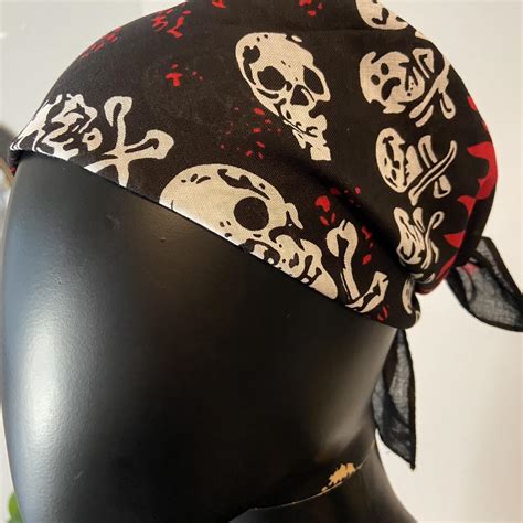 Skull And Crossbones Bandana Pirate Fancy Dress Depop