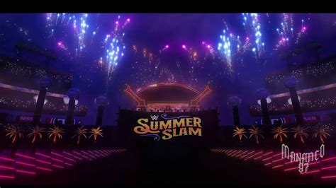 Wwe Summerslam 2022 Custom Stage Reveal Opening Pyro Roman Reigns