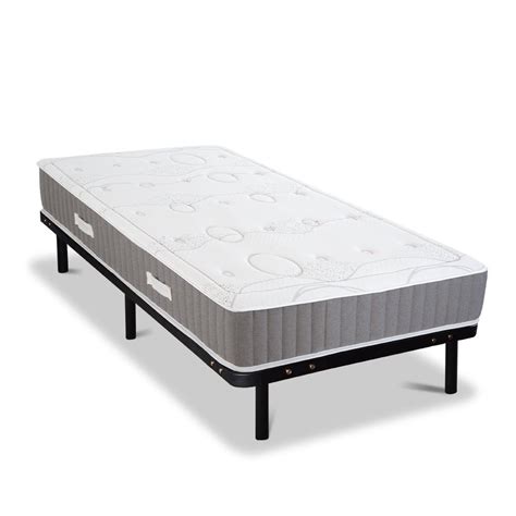 OLYMPE LITERIE Ensemble INTUITION 90x200 cm Matelas Mémoire de