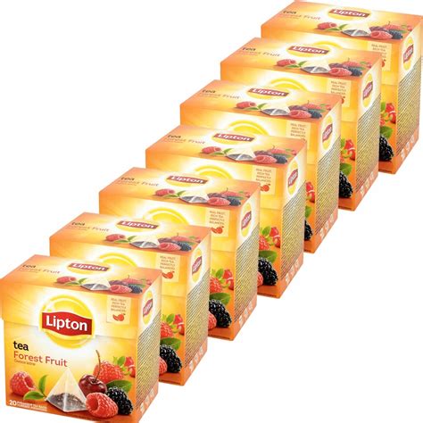 Lipton Herbata czarna Owoce Leśne Piramidki 20tb 7 13469837655