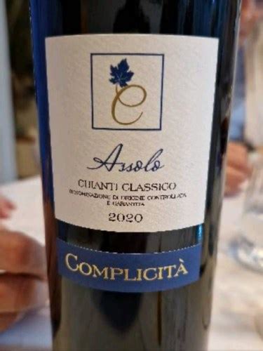 Complicit Assolo Chianti Classico Vivino Us